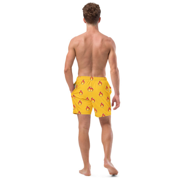 All-Over Print Recycled Swim Trunks - Image 5