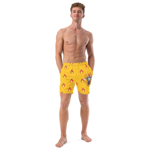 All-Over Print Recycled Swim Trunks