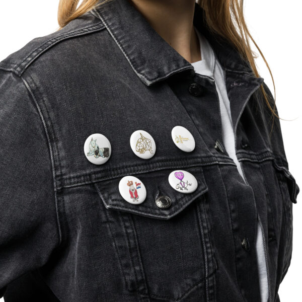 Set of pin buttons - Image 2